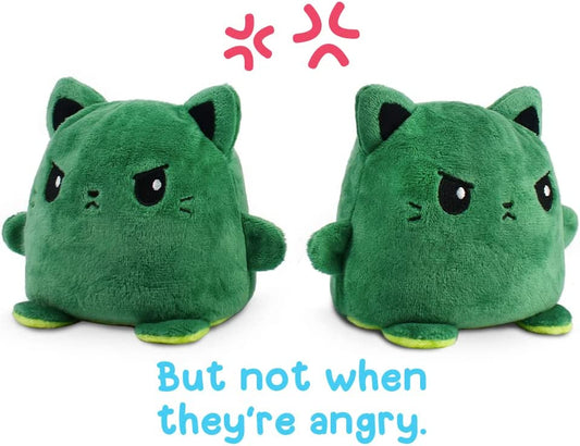 - Plushmates - Magnetic Reversible Plushies That Hold Hands When Happy - Avocado Cat - Huggable and Soft Sensory Fidget Toy Stuffed Animals That Show Your Mood - Gift for Kids and Adults!