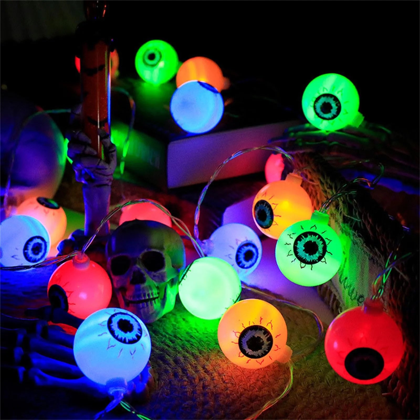 20 LED Halloween String Lights Halloween String Lights for Outdoor Indoor Decor Halloween Lighting for Yard Home Party Decorations