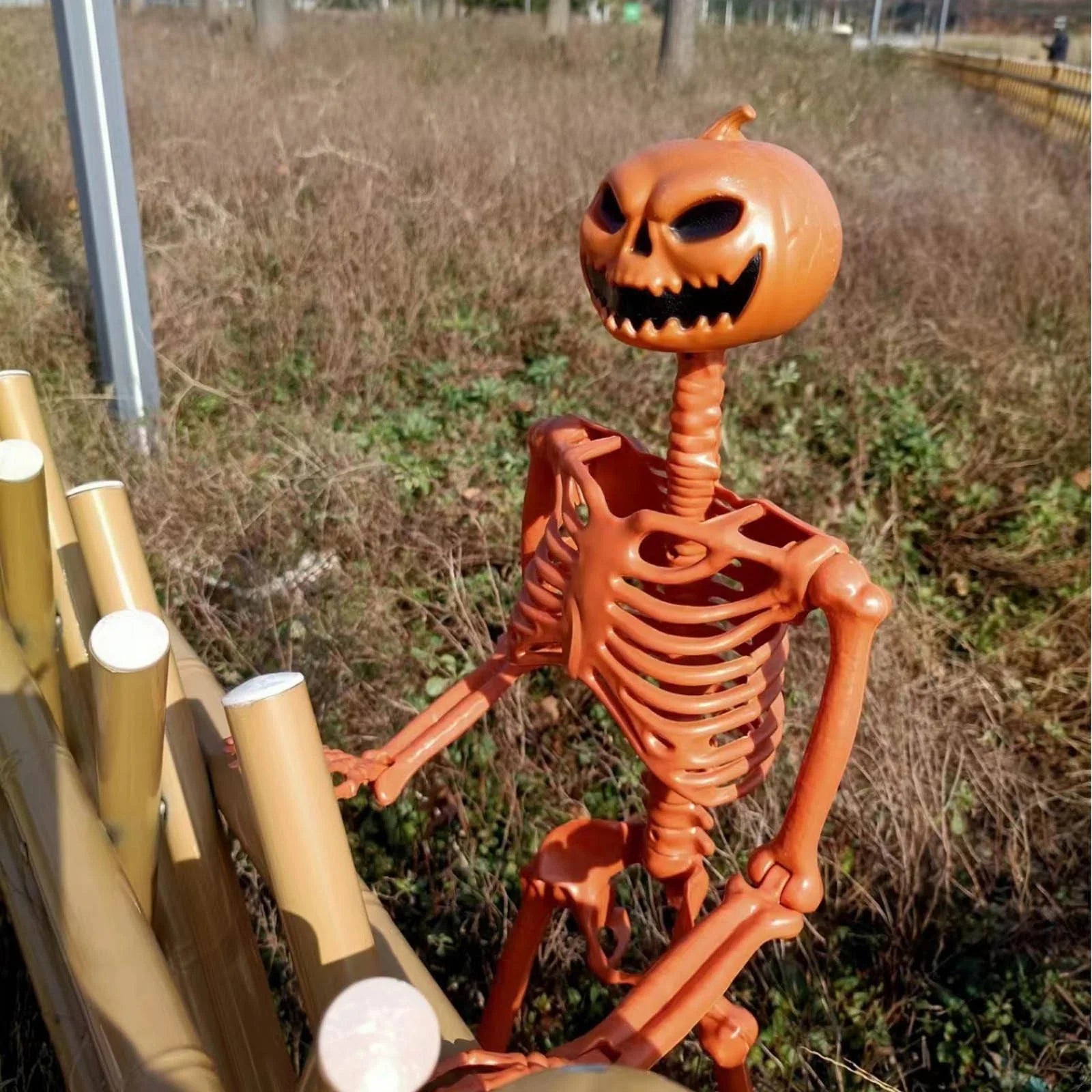 Halloween Clearance! Halloween Pumpkin Skeleton Decoration Halloween Party Deco