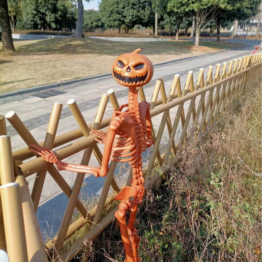 Halloween Clearance! Halloween Pumpkin Skeleton Decoration Halloween Party Deco