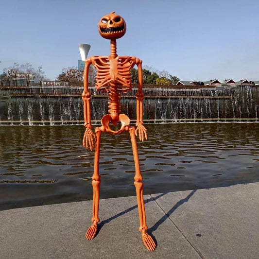 Halloween Clearance! Halloween Pumpkin Skeleton Decoration Halloween Party Deco